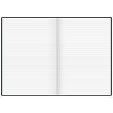 Notizbuch Premium Metallic | A4, liniert, anthrazit